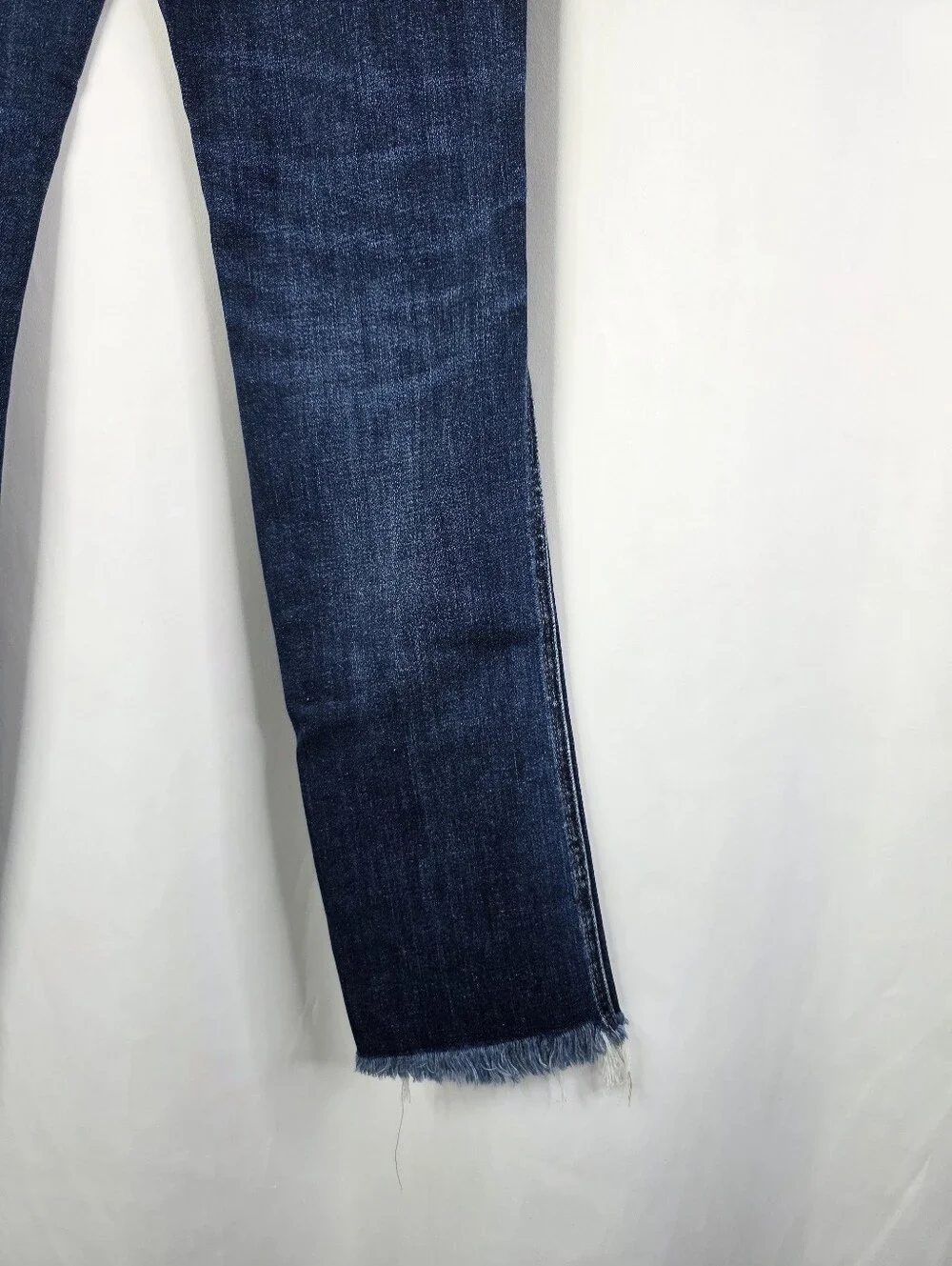 Flying Monkey Womens Size 23 Ultra High Rise Skinny Dark Denim Jeans Distressed‎